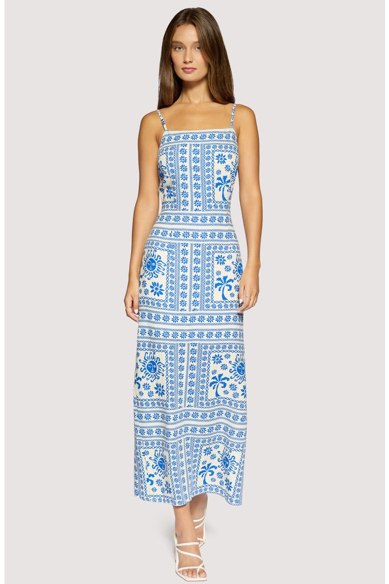 Daydream Vista Maxi Dress, Alternate, color, BLUE IVORY