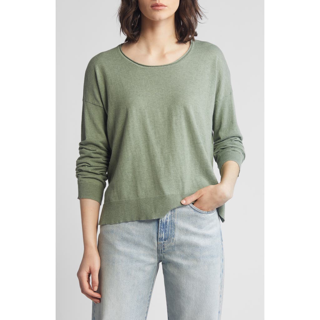 Faherty Golden Hour Pullover Sweater In Desert Sage
