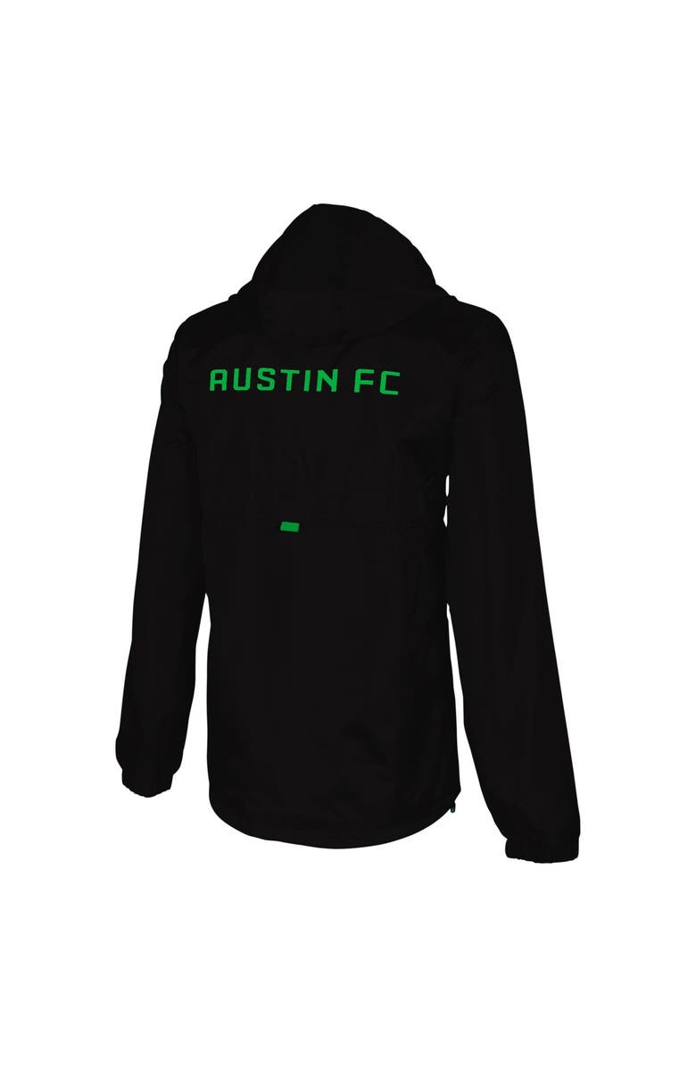 Stadium Essentials Men's Stadium Essentials Black Austin FC Compete Quarter-Zip Hoodie Jacket, Alternate, color, Black