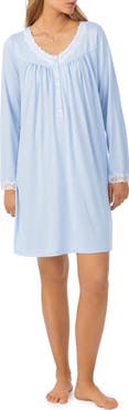 Eileen West Long Sleeve Short Nightgown