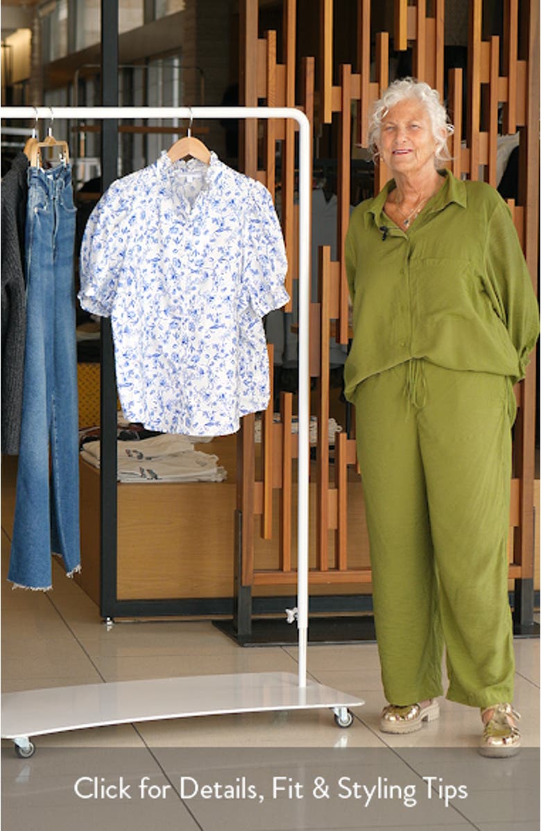 Kearny Floral Print Top, sales video thumbnail