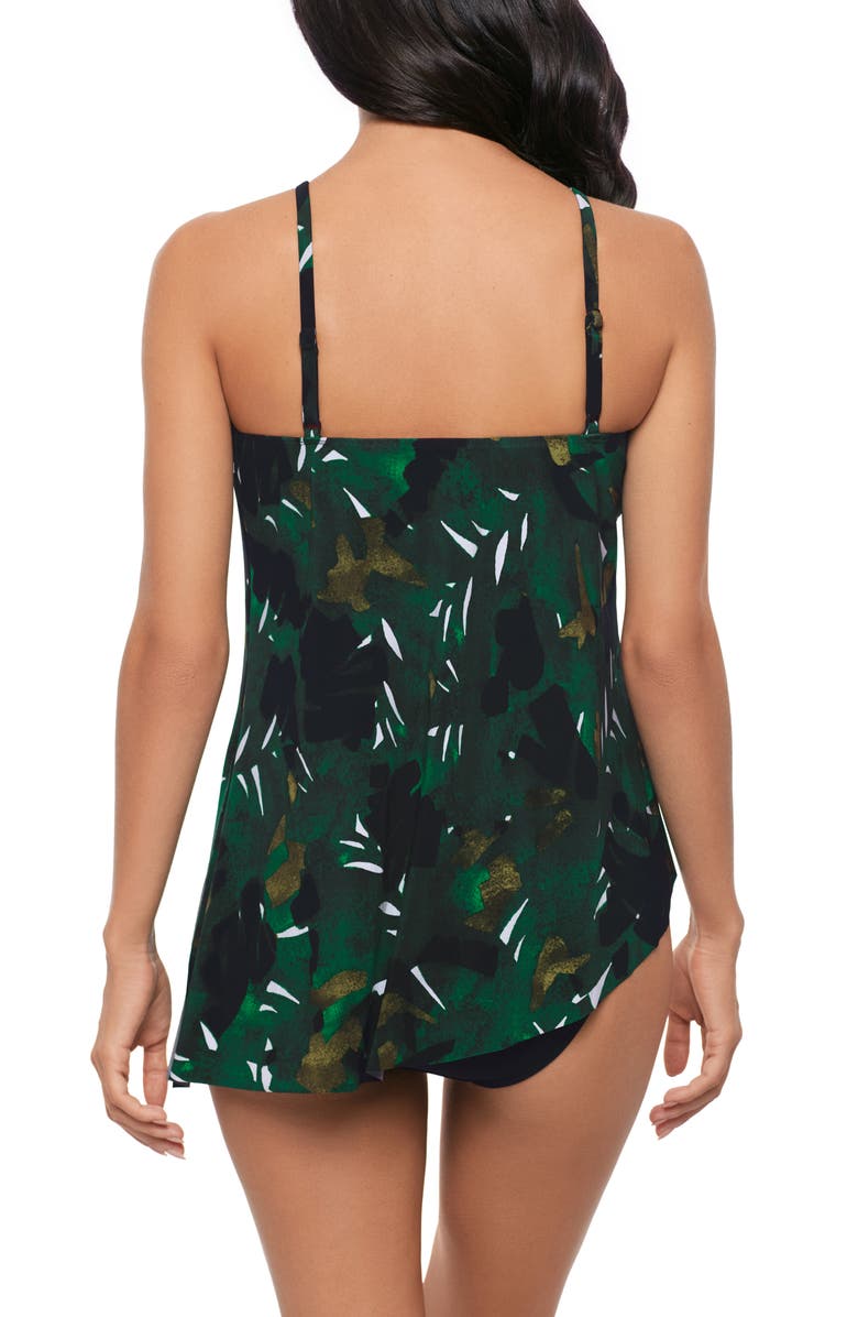 Magicsuit<sup>®</sup> Palmetto Regina Tankini Top, Alternate, color, Green Multi