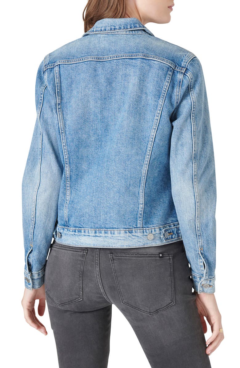 Lucky Brand Tomboy Denim Trucker Jacket, Alternate, color,
