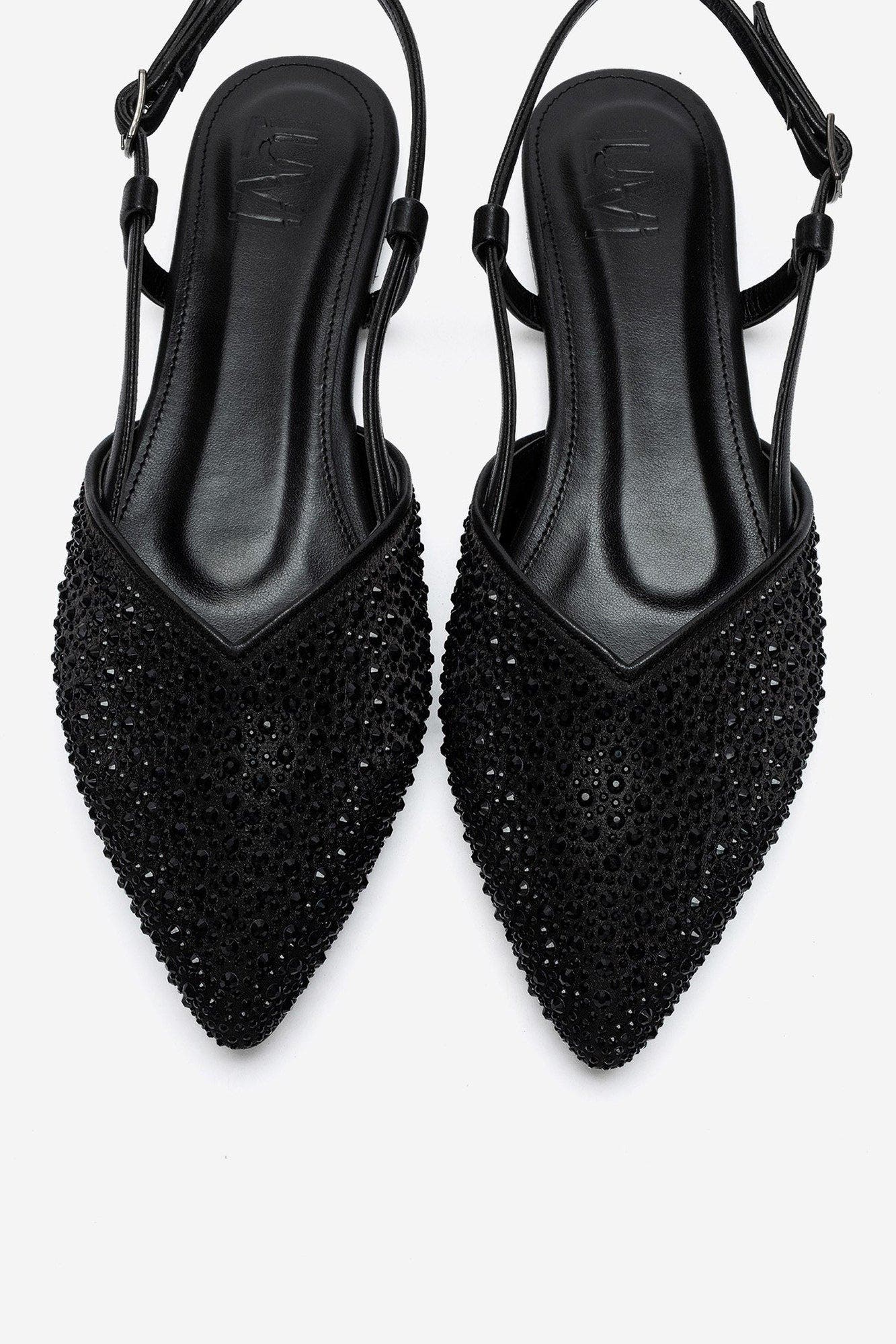 Rexton Embellished Slingback Pump, Alternate, color, Black