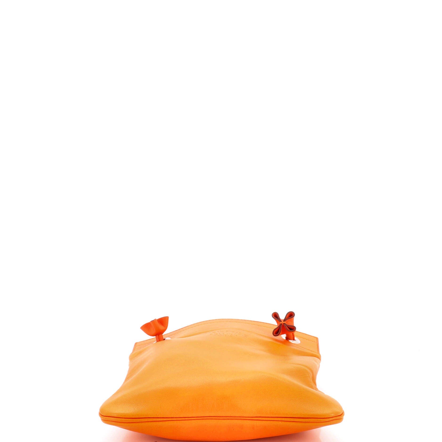 Aline Bag Milo Lambskin and Swift Mini, Alternate, color, Orange