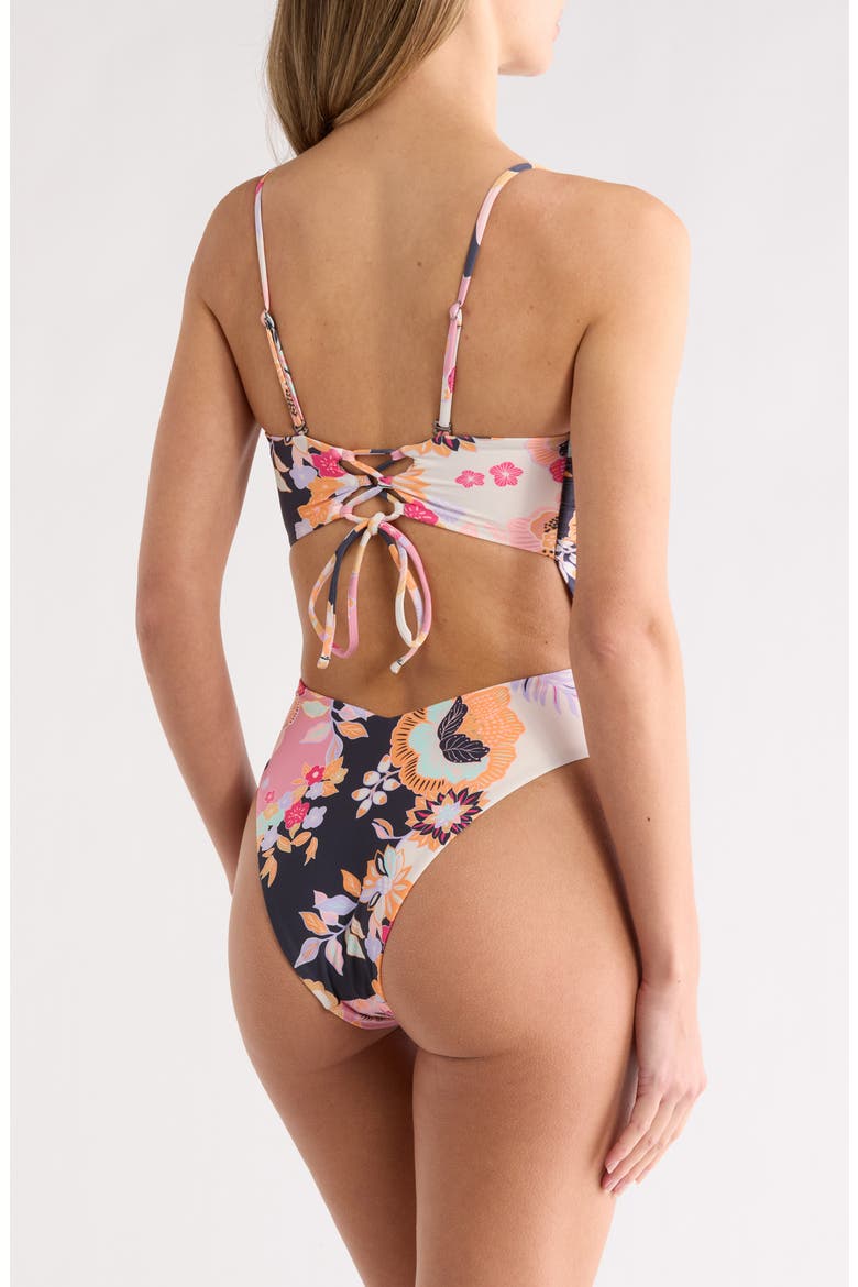 Ohana One-Piece Swimsuit, Alternate, color, PINK