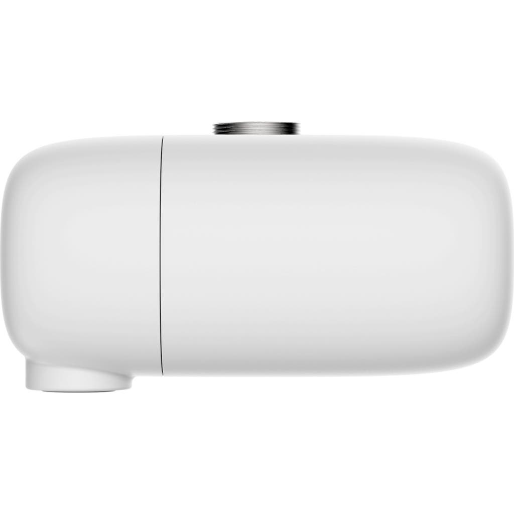 Canopy Faucet Water Filter In White