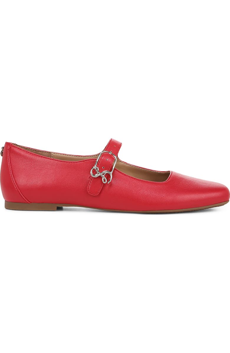 SAM & LIBBY Fredi Mary Jane Flat, Alternate, color, Riviera Red