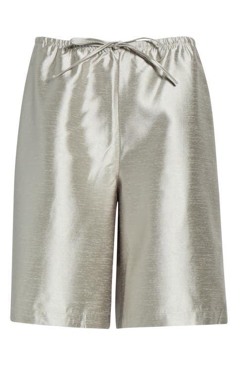 Sandy Satin Twill Shorts