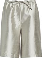 Reformation Sandy Satin Twill Shorts
