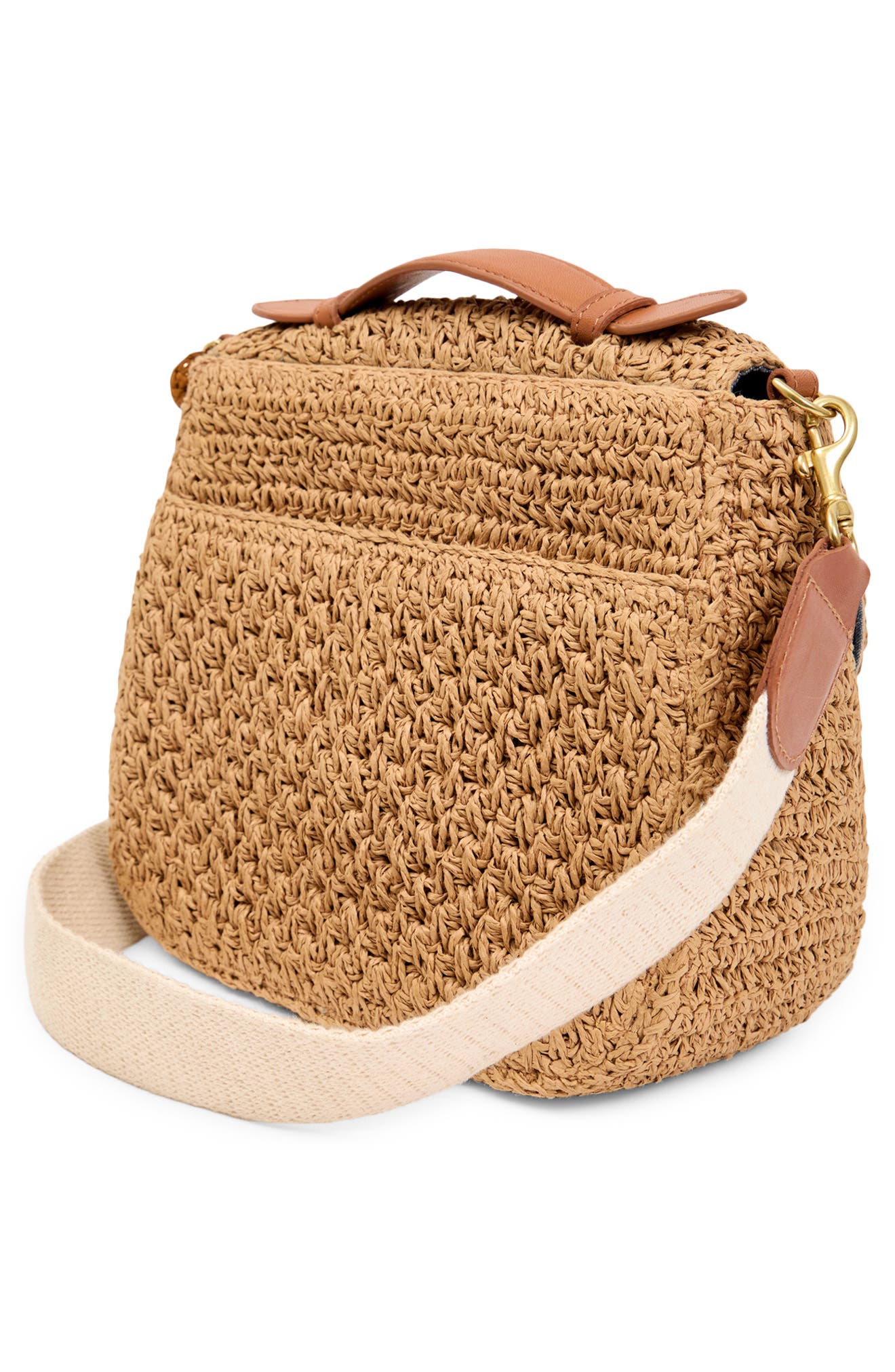 Louis Straw Shoulder Bag, Alternate, color, PALM