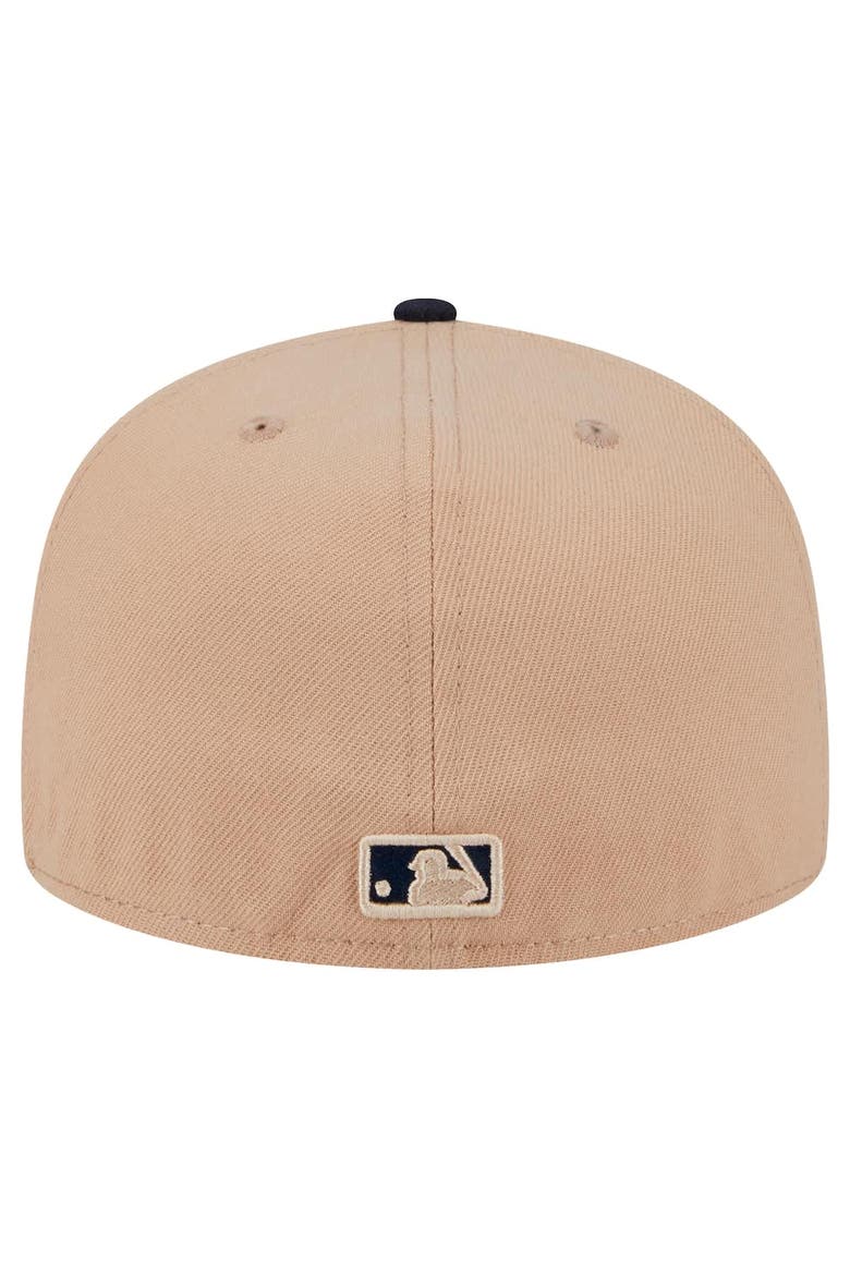 Men's New Era Khaki New York Yankees 59FIFTY Fitted Hat, Alternate, color, Khaki