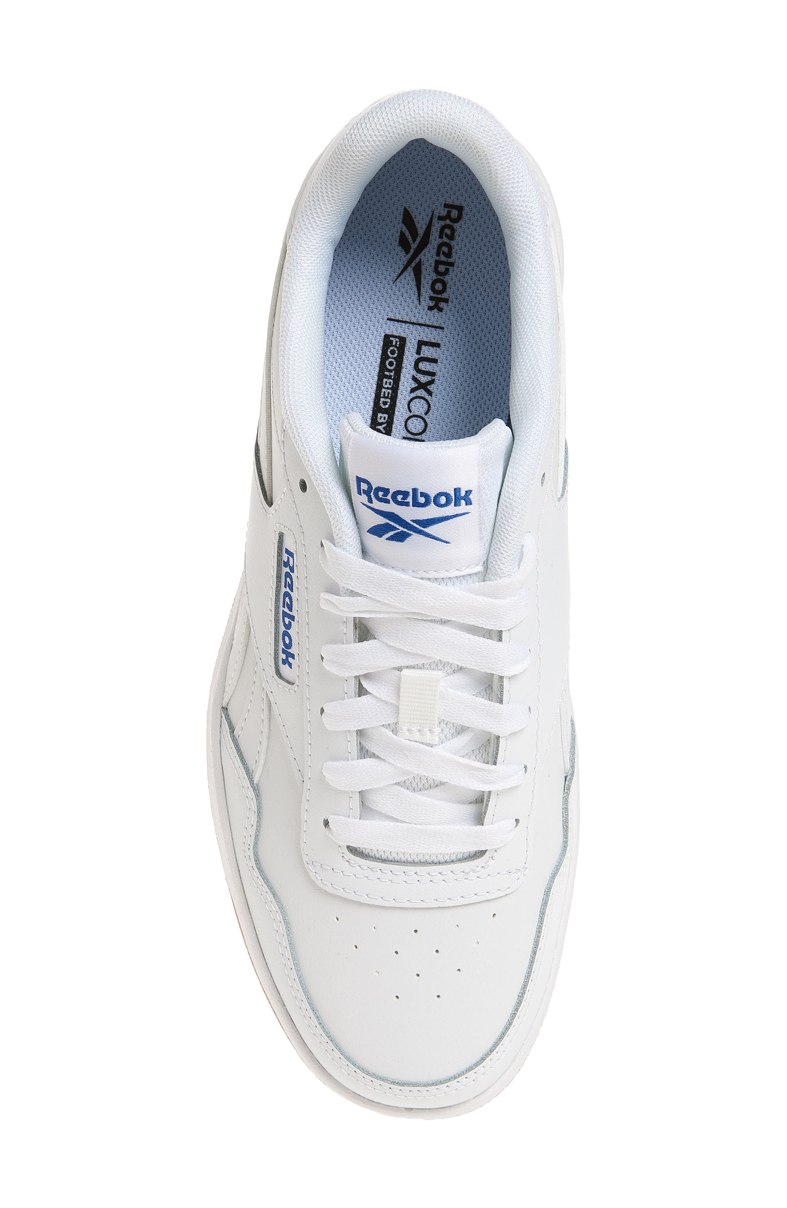 Reebok Court Advance Sneaker, Alternate, color, White Blue Gum