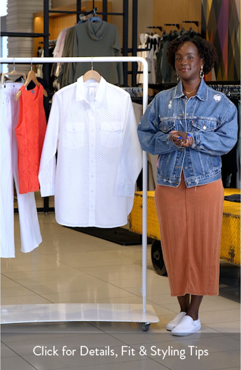 Eyelet Cove Organic Cotton Cover-Up Tunic, sales video thumbnail