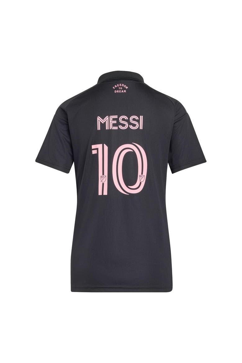 Women's adidas Lionel Messi Black Inter Miami CF 2026 Presagio Replica Jersey, Alternate, color, Black
