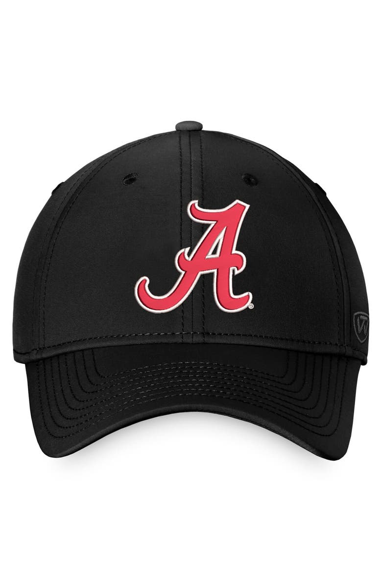 TOP OF THE WORLD Men's Top of the World Black Alabama Crimson Tide Reflex Logo Flex Hat, Alternate, color, 