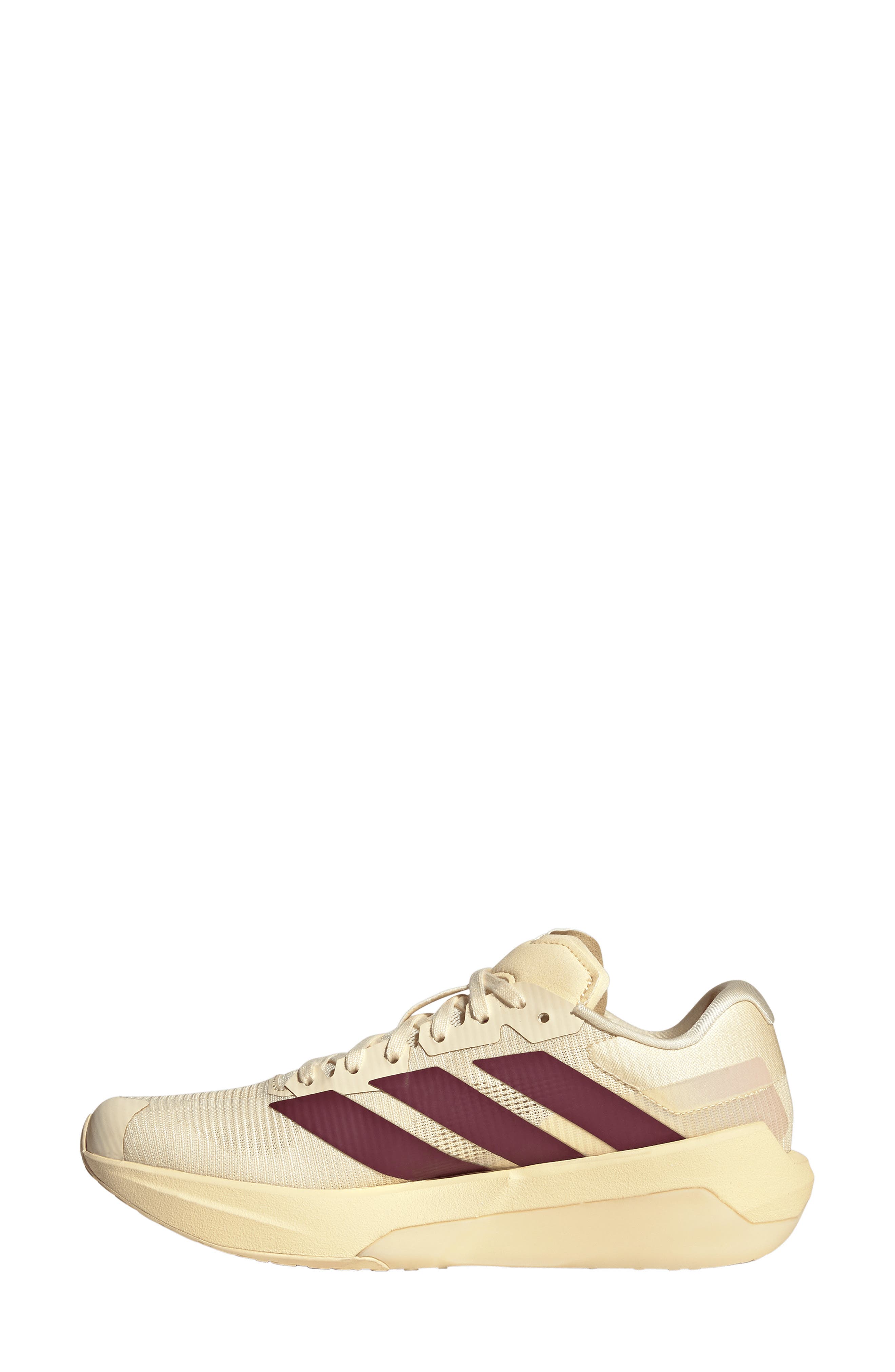 Adizero Dropset Pro Training Shoe, Alternate, color, VANILLA/ MAROON/ VANILLA