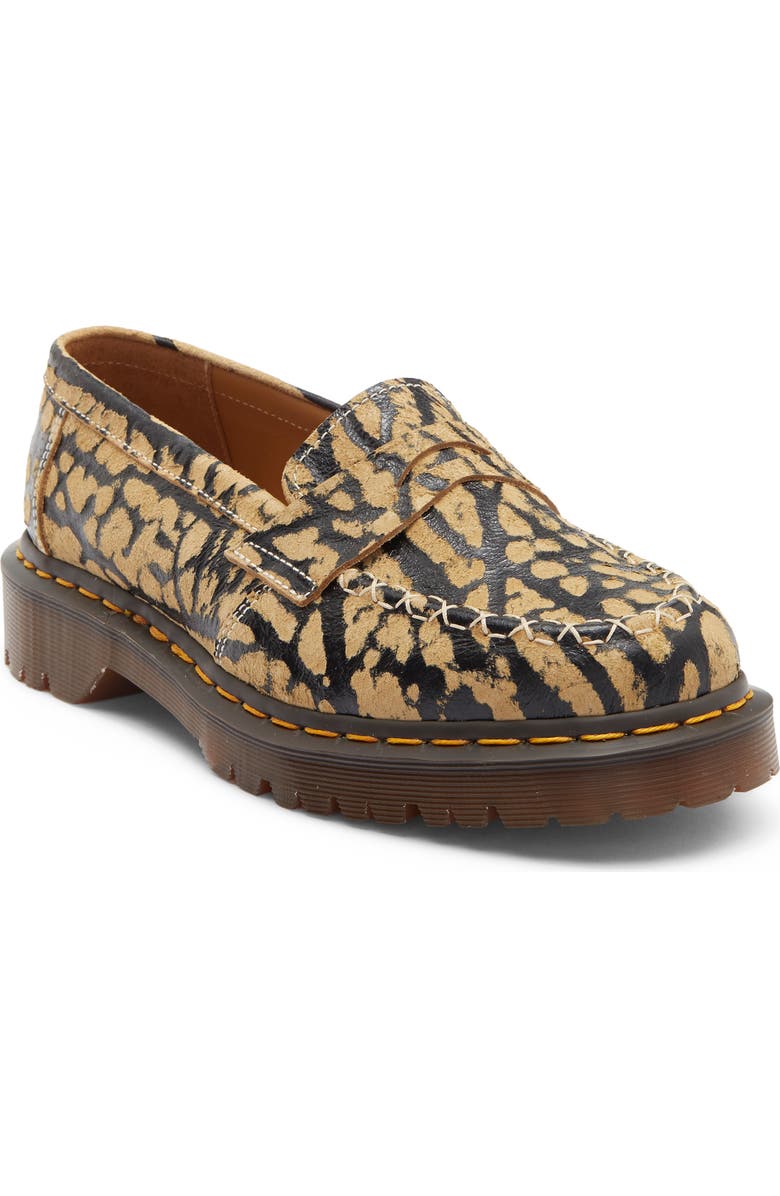 Dr. Martens Delapre Penny Loafer, Main, color, Teak And Black