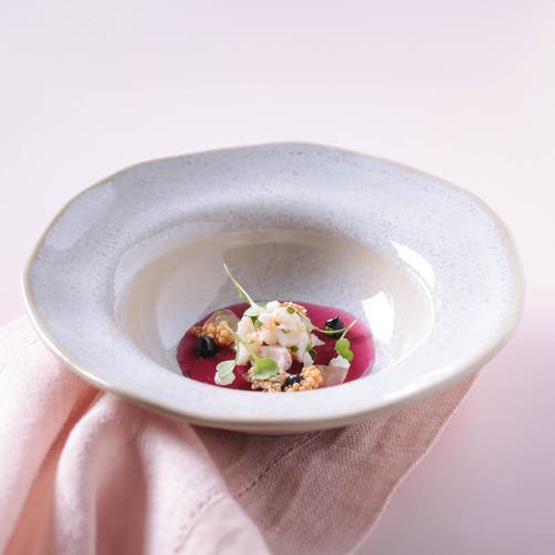 Porto Brasil Dessert/deep Rim Plate Set Of 4 In Neutral