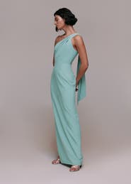 Whistles Bethan One Shoulder Maxi Dress