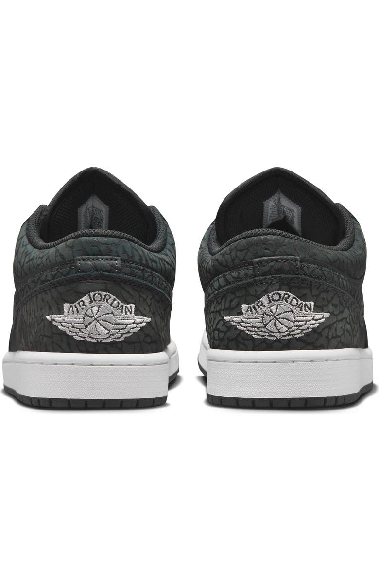 Jordan Air Jordan 1 Low 'Black Elephant' Sneaker, Alternate, color,
