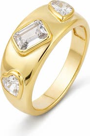 SHYMI Mix Shape Band Ring