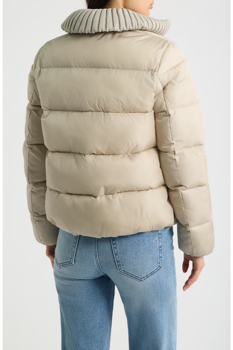 Soy Water Resistant Puffer Jacket, Alternate, color, RAINY BEIGE