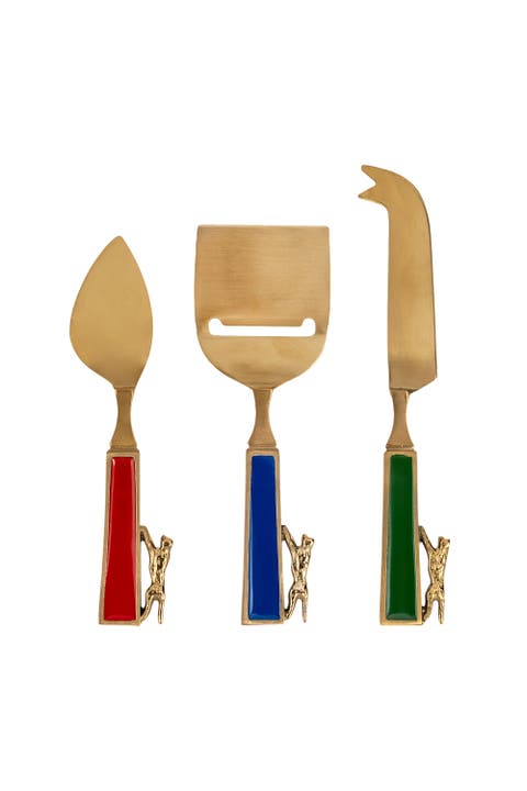 Rampur Steel Cheese Serving Set Cheerland Set of 3