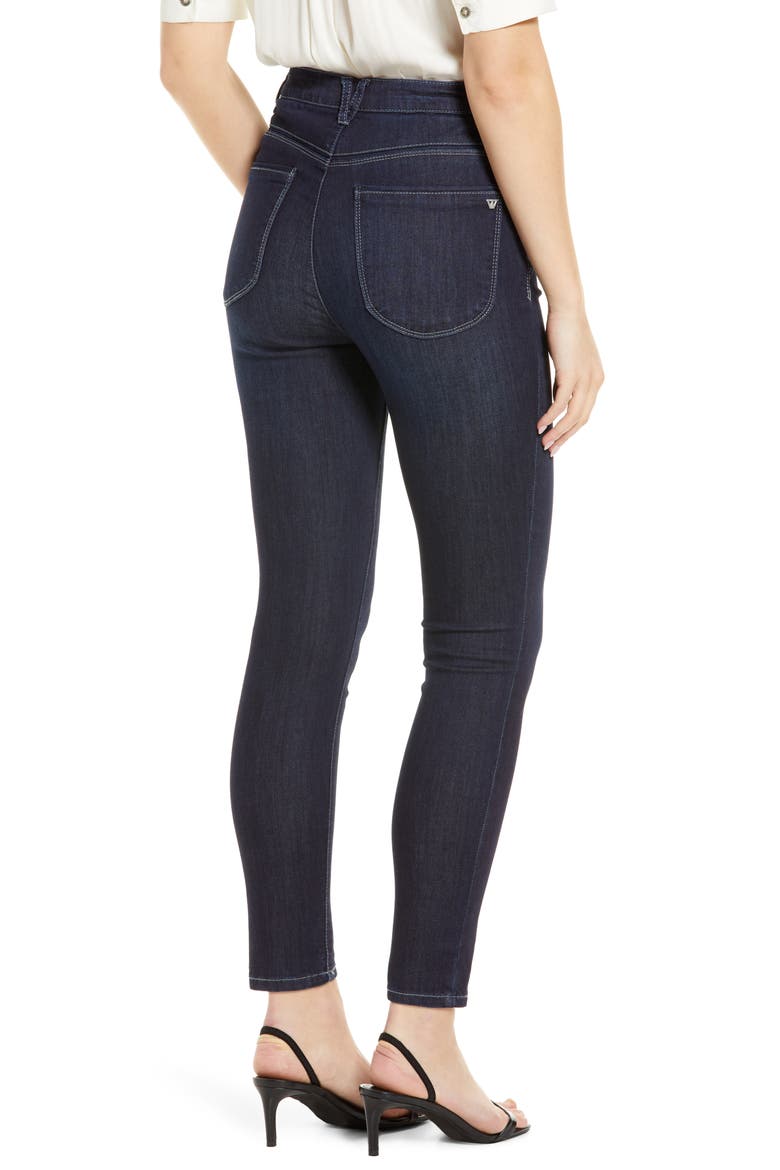 'Ab'Solution Sky Rise Skinny Jeans (Nordstrom Exclusive), Alternate, color, INA-INDIGO ARTISANAL