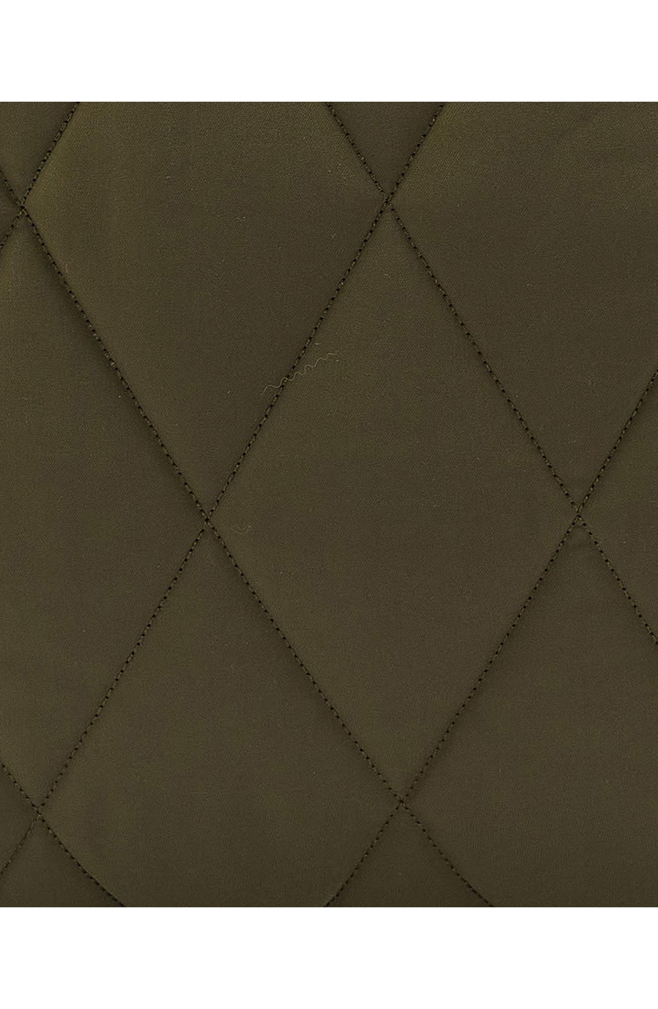 Barbour Mariah Diamond Quilted Tote Bag, Alternate, color, Olive