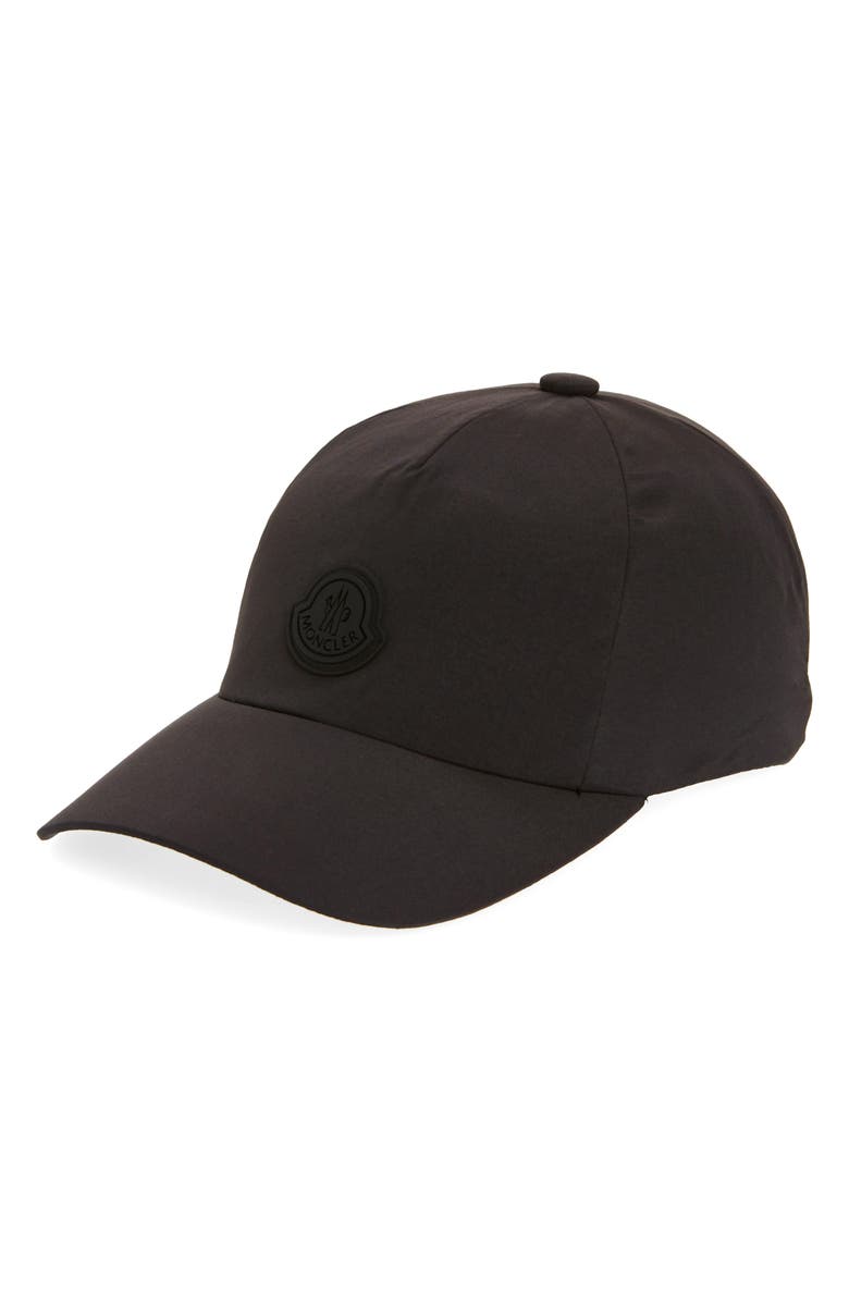 Moncler Logo Patch Baseball Cap, Main, color, 