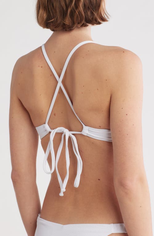Beach Riot X Revolve Camilla Bikini Top In White