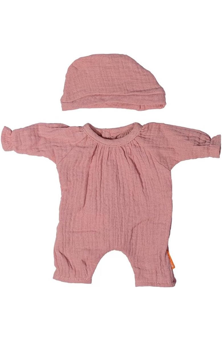 Miniland Doll Outfit for 12 5/8" Miniland Dolls, Main, color, Pink Solid