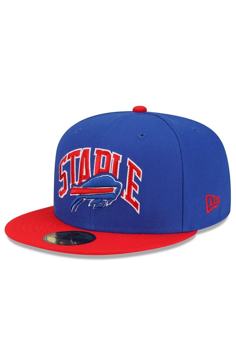 New Era x Staple Men's New Era Royal/Red Buffalo Bills NFL x Staple Collection 59FIFTY Fitted Hat, Alternate, color, 