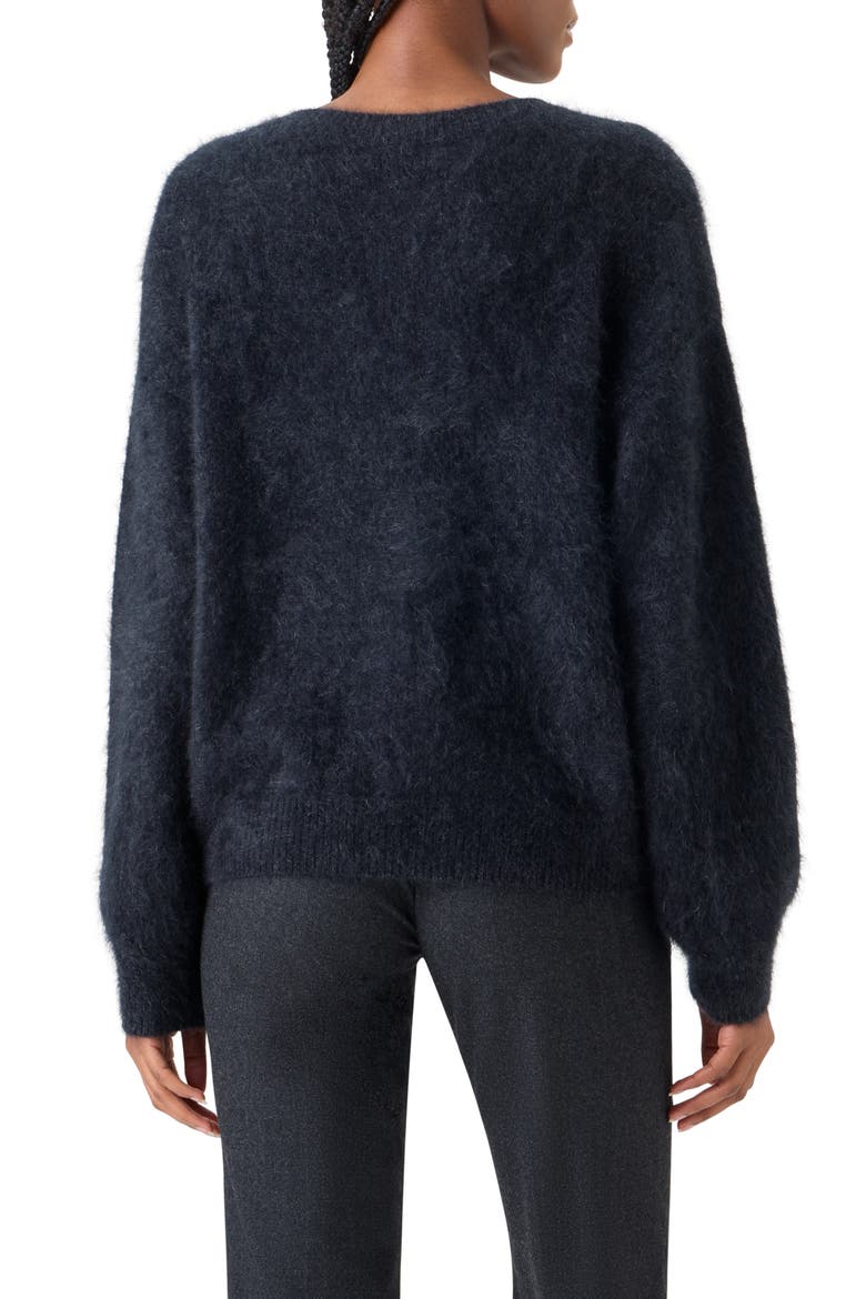 Cloud Brushed Cashmere Sweater, Alternate, color, CHARCOAL