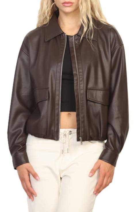 Faux Leather Jacket