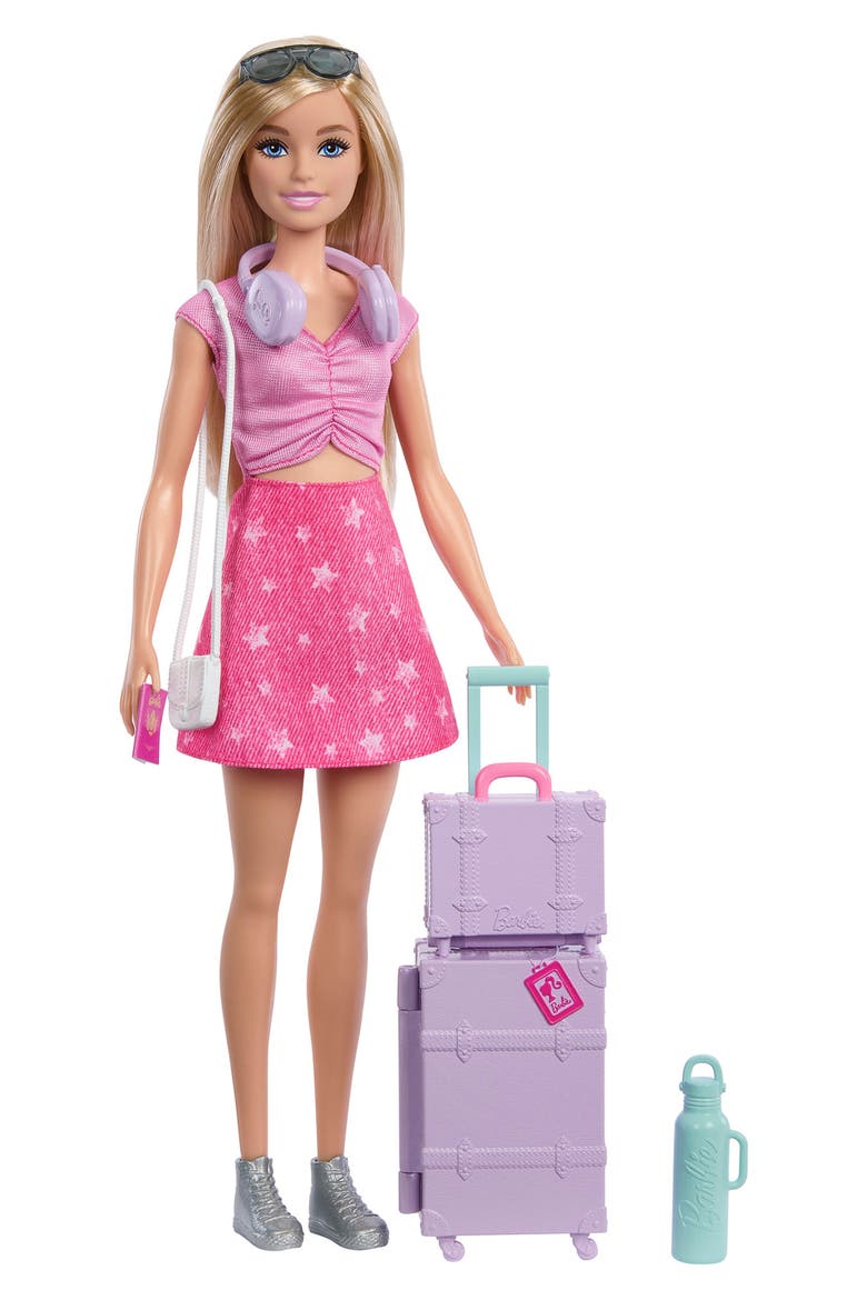 Kids' Malibu Travel Barbie Doll Set, Alternate, color, NONE