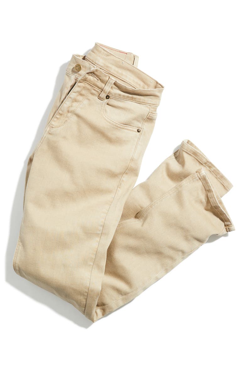 Athletic Fit Five Pocket Stretch Twill Pants, Alternate, color, KHAKI