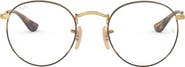 Ray-Ban Ray-Bay 47mm Round Optical Glasses