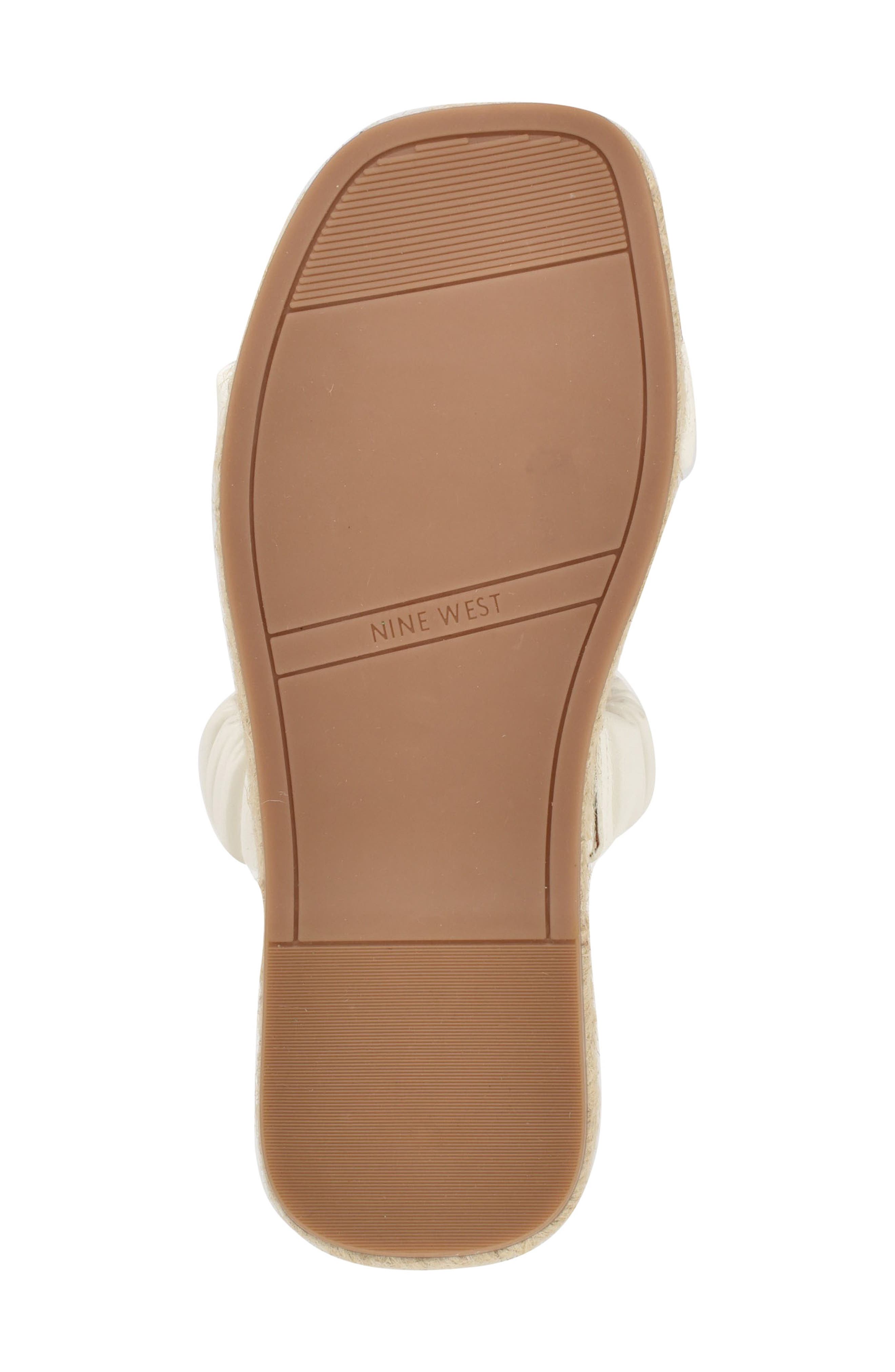 Peacock Espadrille Platform Sandal, Alternate, color, WHITE 140