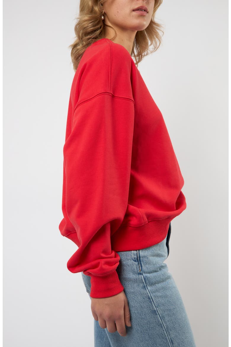 Vie Ta Vie Cotton Graphic Sweatshirt, Alternate, color, RED