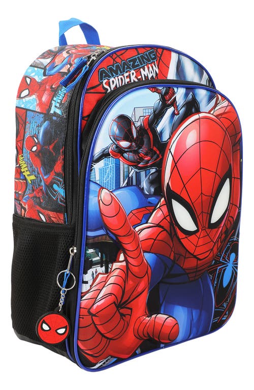 Bioworld Kids' Spider Man Backpack In Black