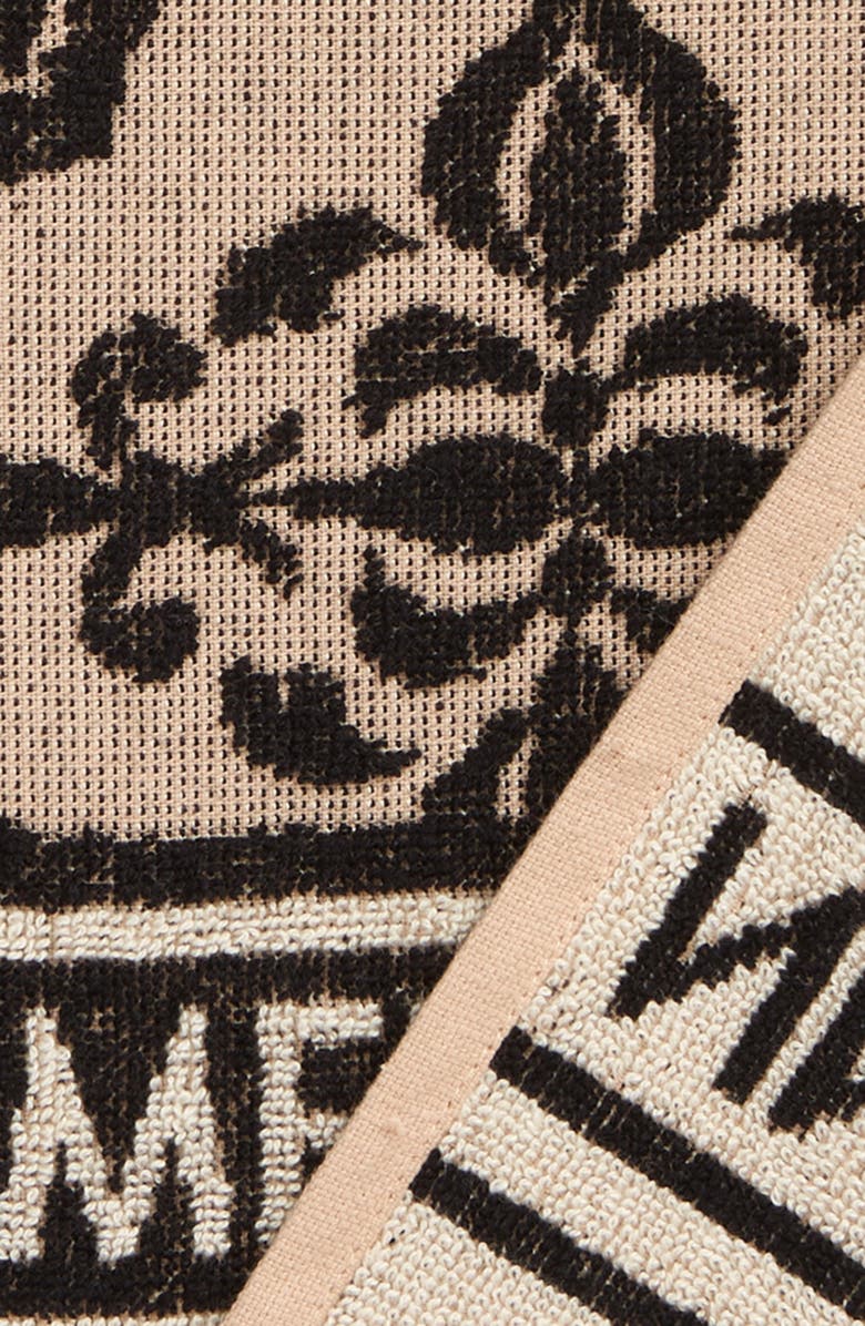 Zimmermann Logo Jacquard Beach Towel & Carry Strap, Alternate, color, 