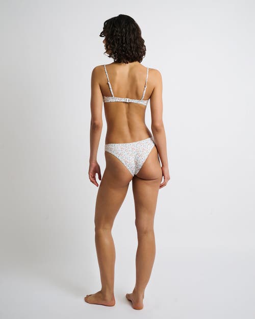 Onia Chiara Bikini Bottom In White Multi