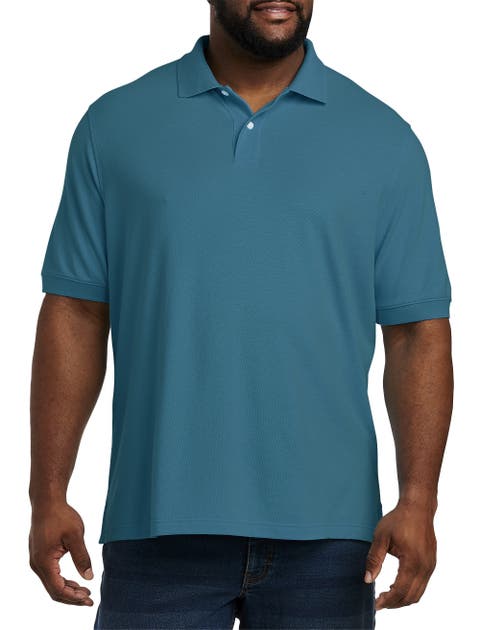 Big & Tall Piqué Mesh Short-Sleeve Polo Shirt