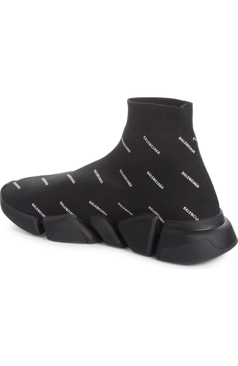 Balenciaga Speed 2.0 Logo Sneaker, Alternate, color,