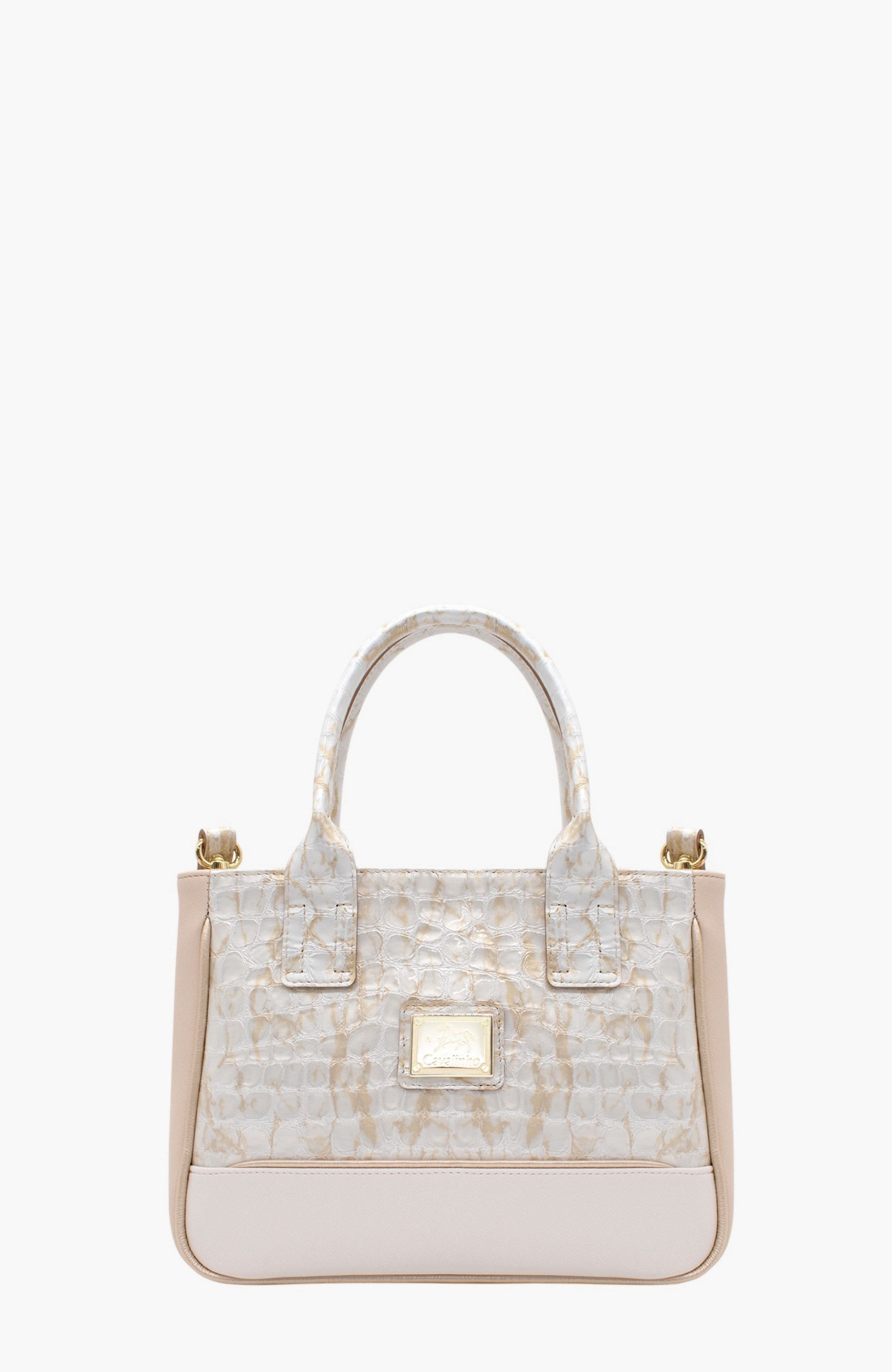 Mystic 507 Handbag, Main, color, Beige / White