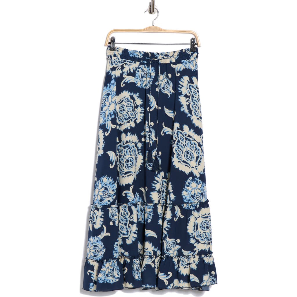T Tahari Print Maxi Skirt