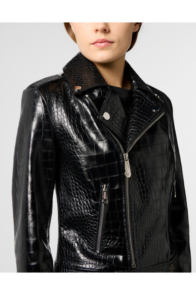 Biker Jacket Cocco Women, Alternate, color, black
