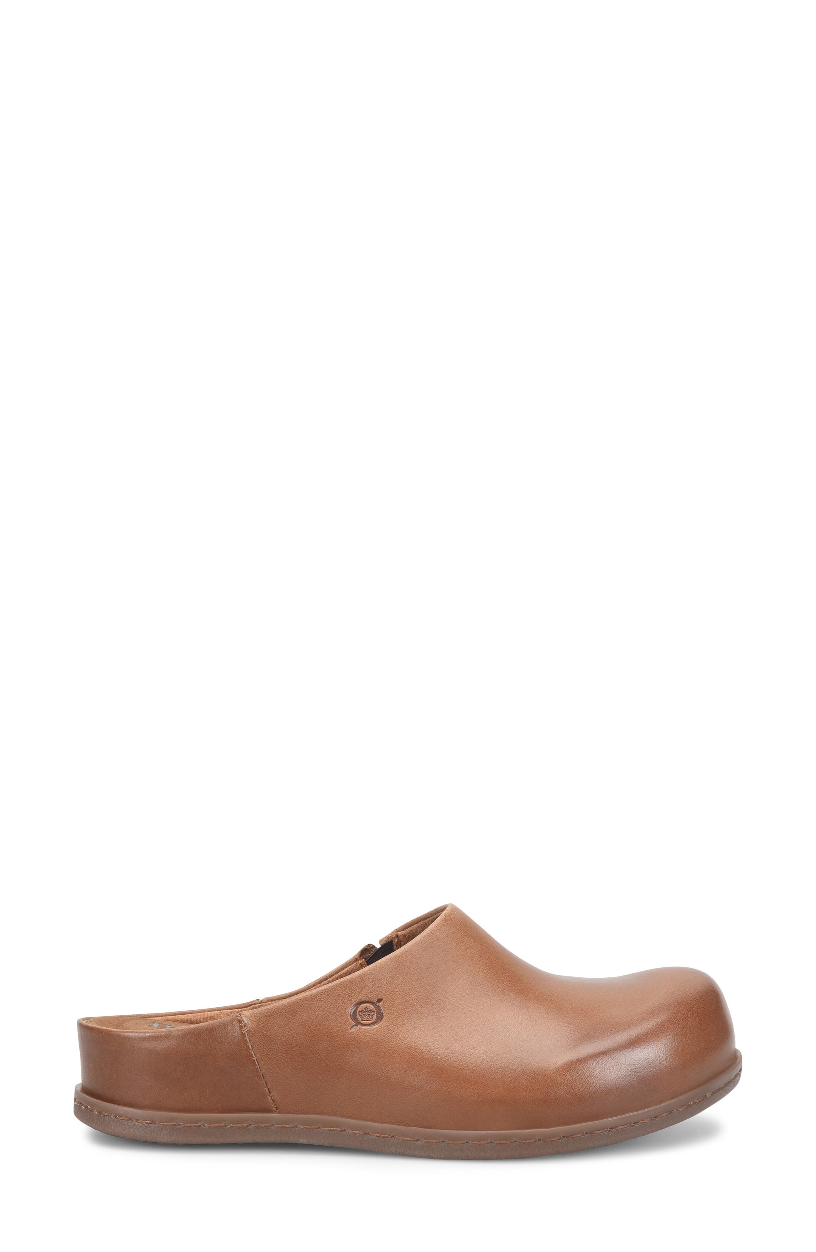 Børn Elliot Clog, Alternate, color, Tan Leather